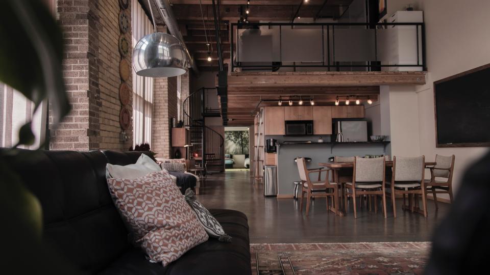 industrieel interieur
