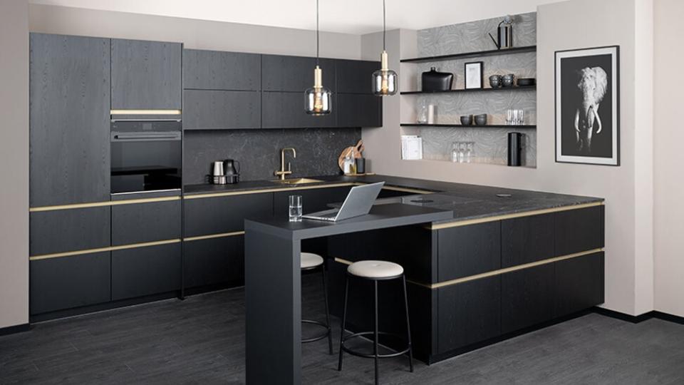 keuken zwart realiseer je droomhuis