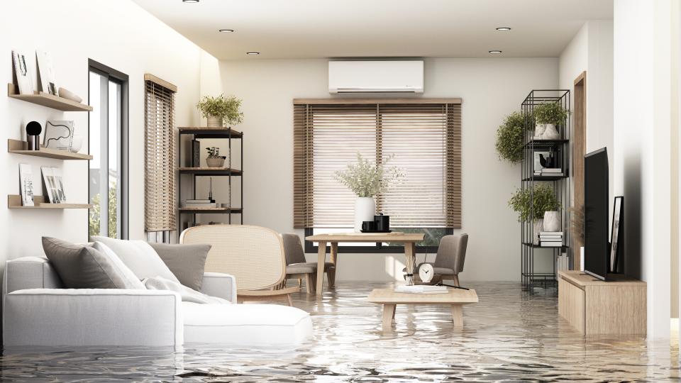 wateroverlast woonkamer overstroming